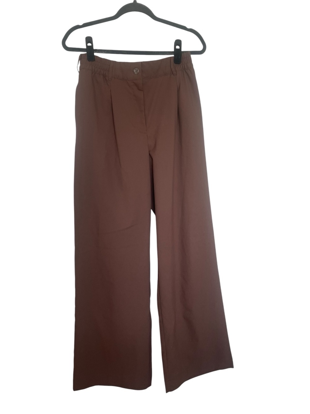 Beyond Yoga Brown Elastic Trouser Pants
